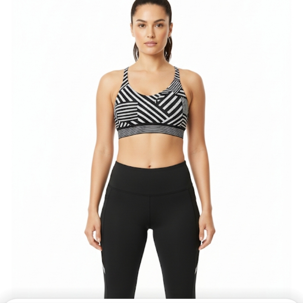 Victoria sport  black white bra size 32D